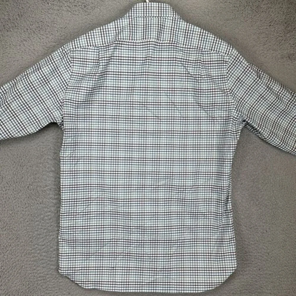 J Crew Ludlow Dress Shirt Mens 16-33 Muli Plaid Button Up Long Sleeve Stretch